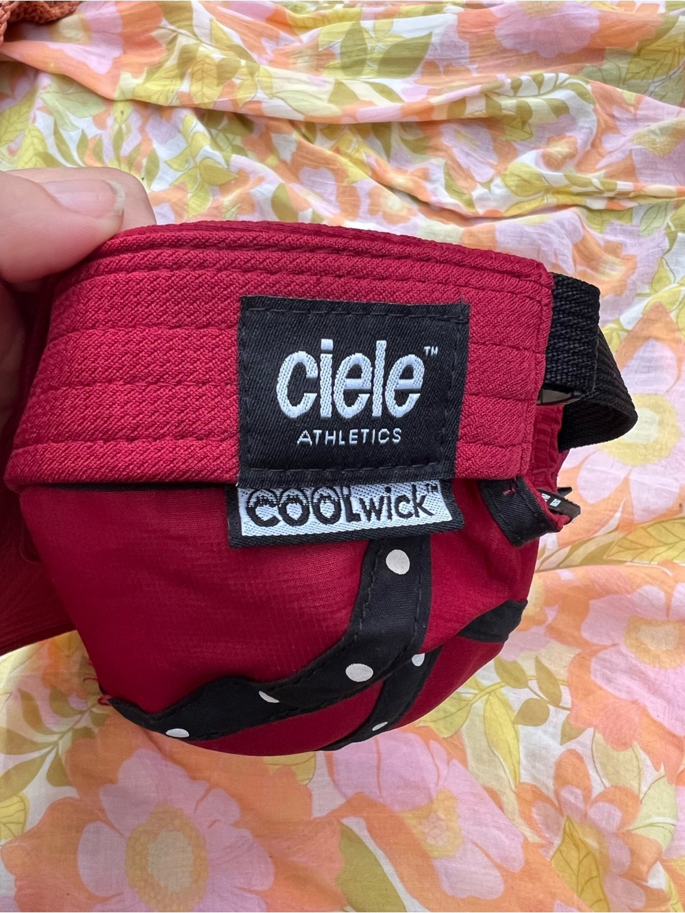 Ciele GoCap - Coolwick Performance Cap - Maroon - Picture 3 of 7